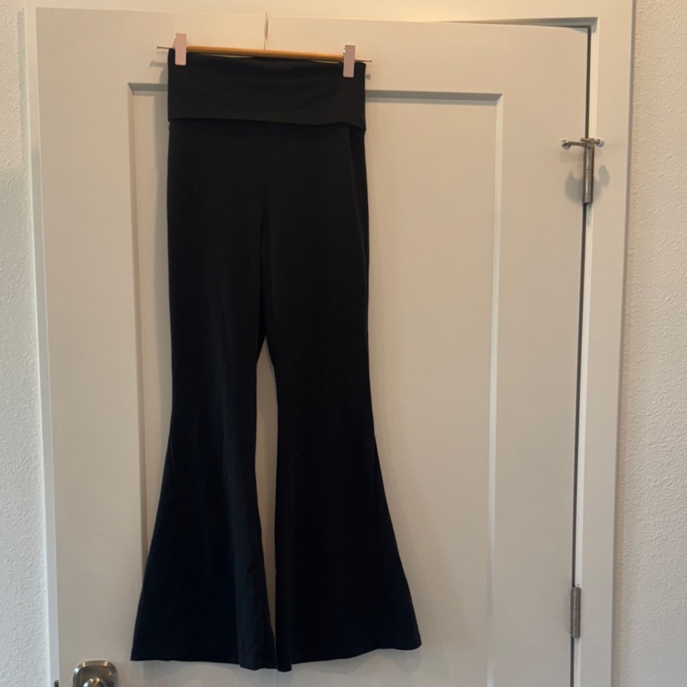 Aerie offline super high rise flare fold over leggings